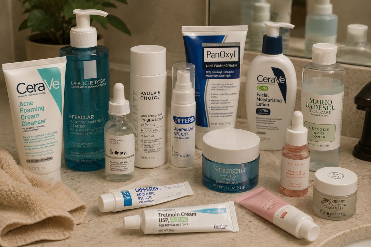 Using too many acne products can worsen irritation and inflammation