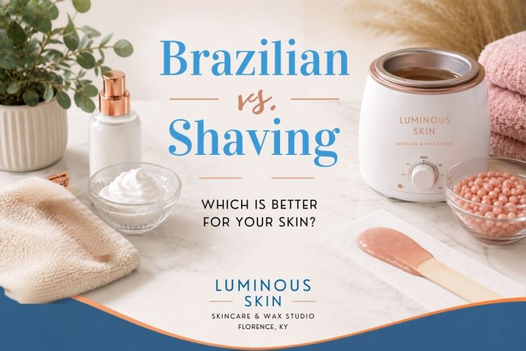 Brazilian wax vs shaving for smooth skin and hair removal