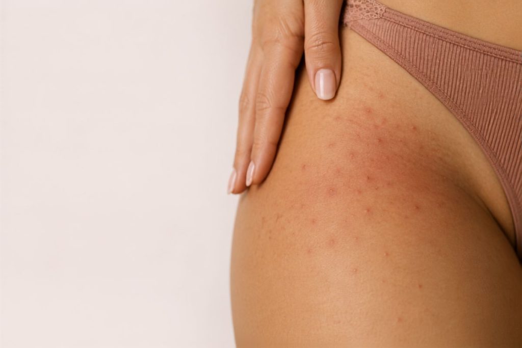 Razor burn and ingrown hairs from shaving
